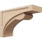 Ekena Millwork 12"W x 36"D x 24"H Classic Viola Rough Cedar Woodgrain TimberThane Corbel, Primed Tan CORUR12X36X24VIORCPR - alternate 1